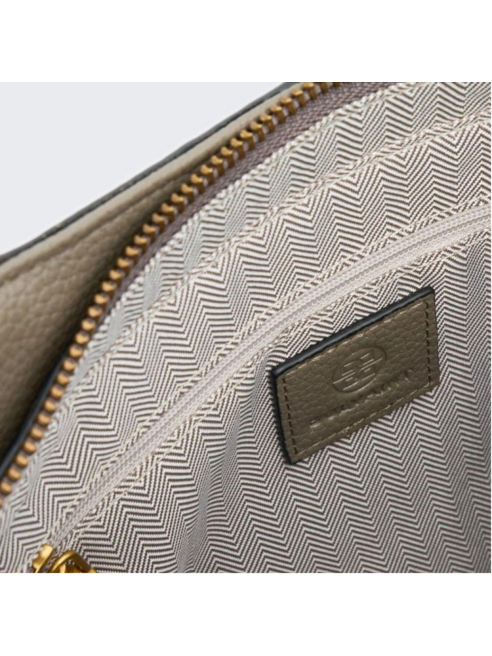 Bolvaint Gray Leather Tote Shoulder Bag - Picture 11 of 16
